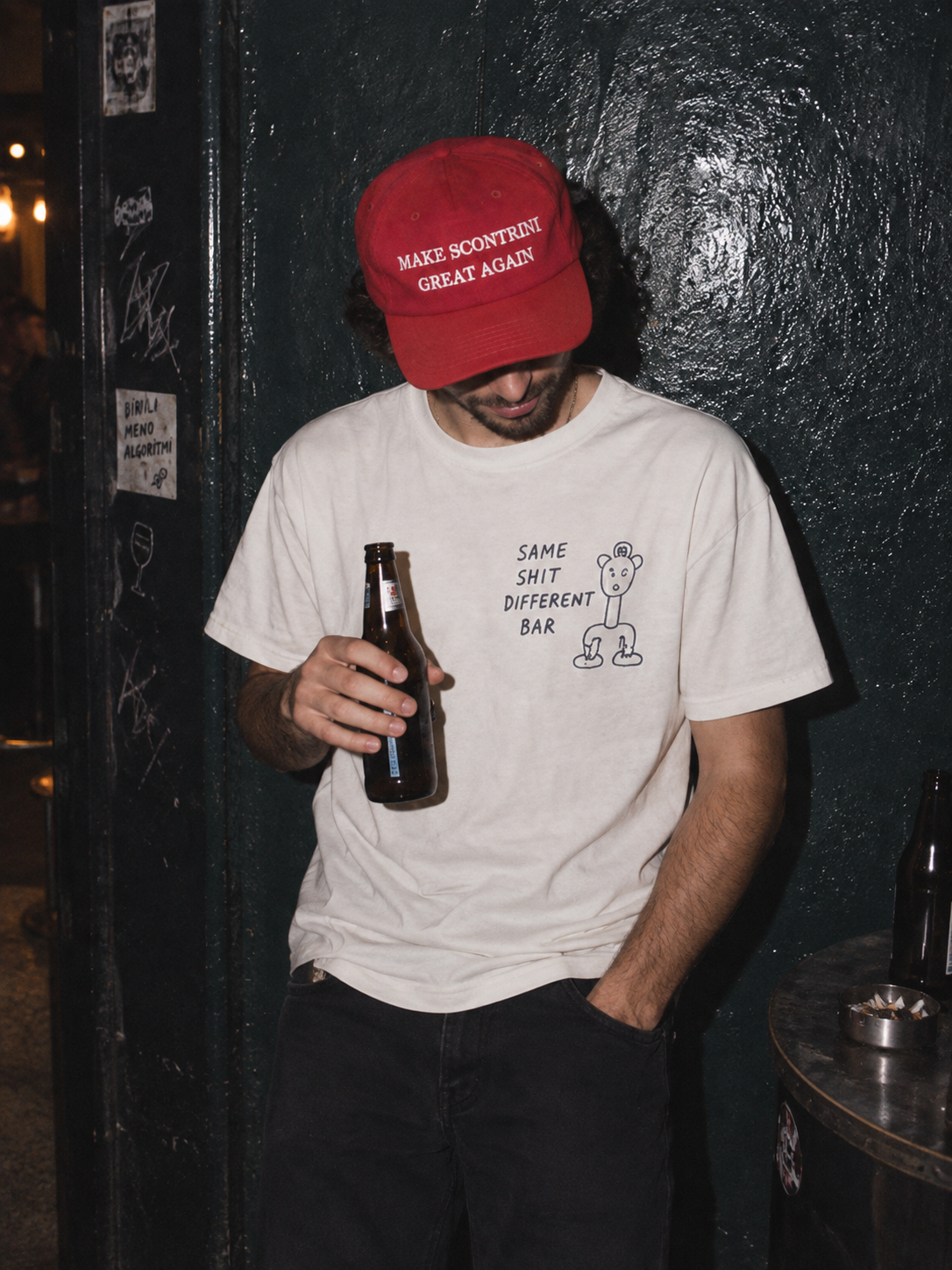 SCONTRINI cotton cap