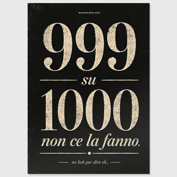 999 - Poster