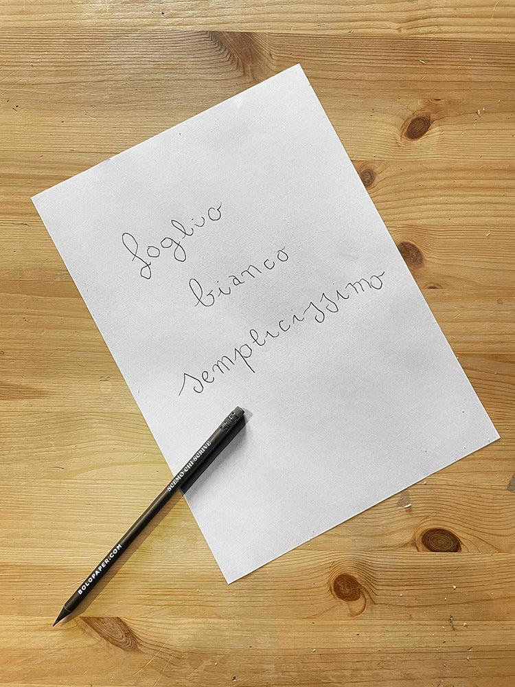 SCEMO CHI SCRIVE pencil