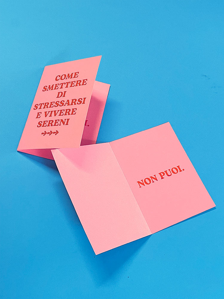 Come smettere di stressarsi