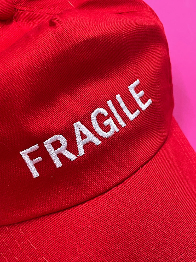 FRAGILE cotton cap