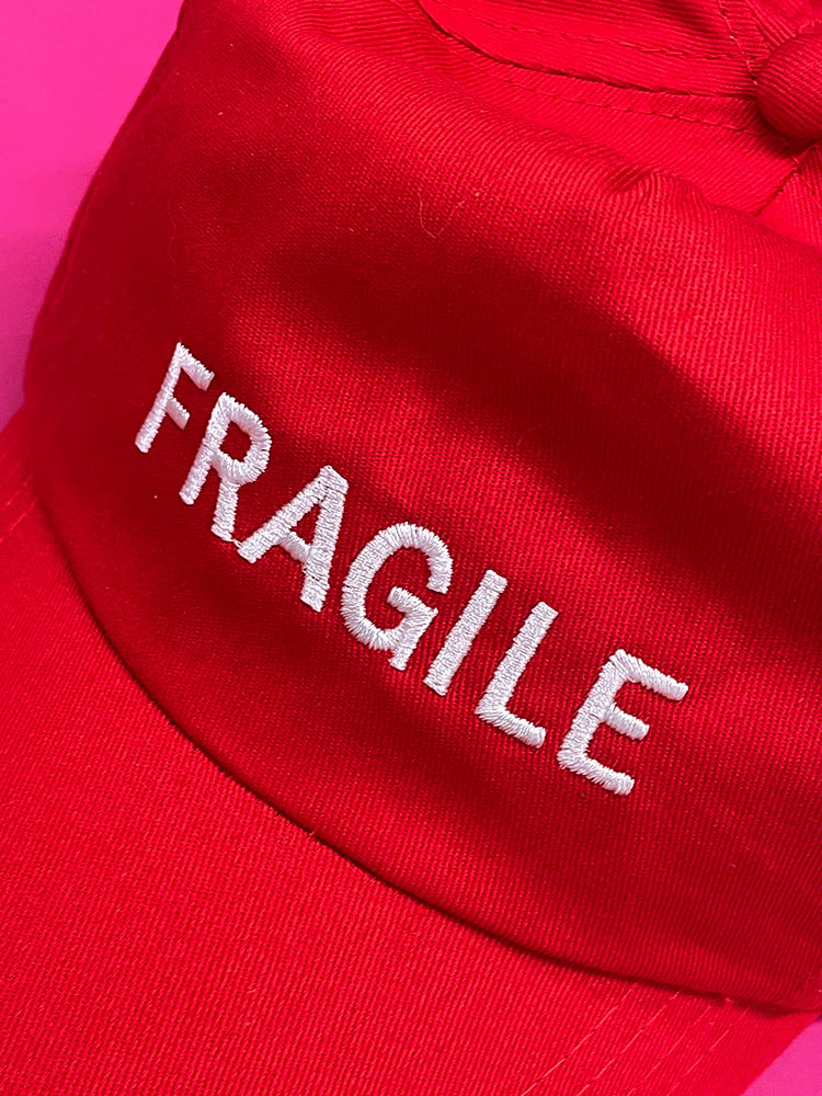 FRAGILE cotton cap