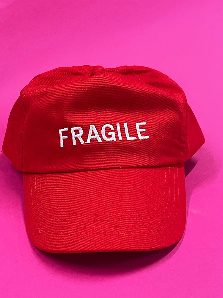 FRAGILE cotton cap