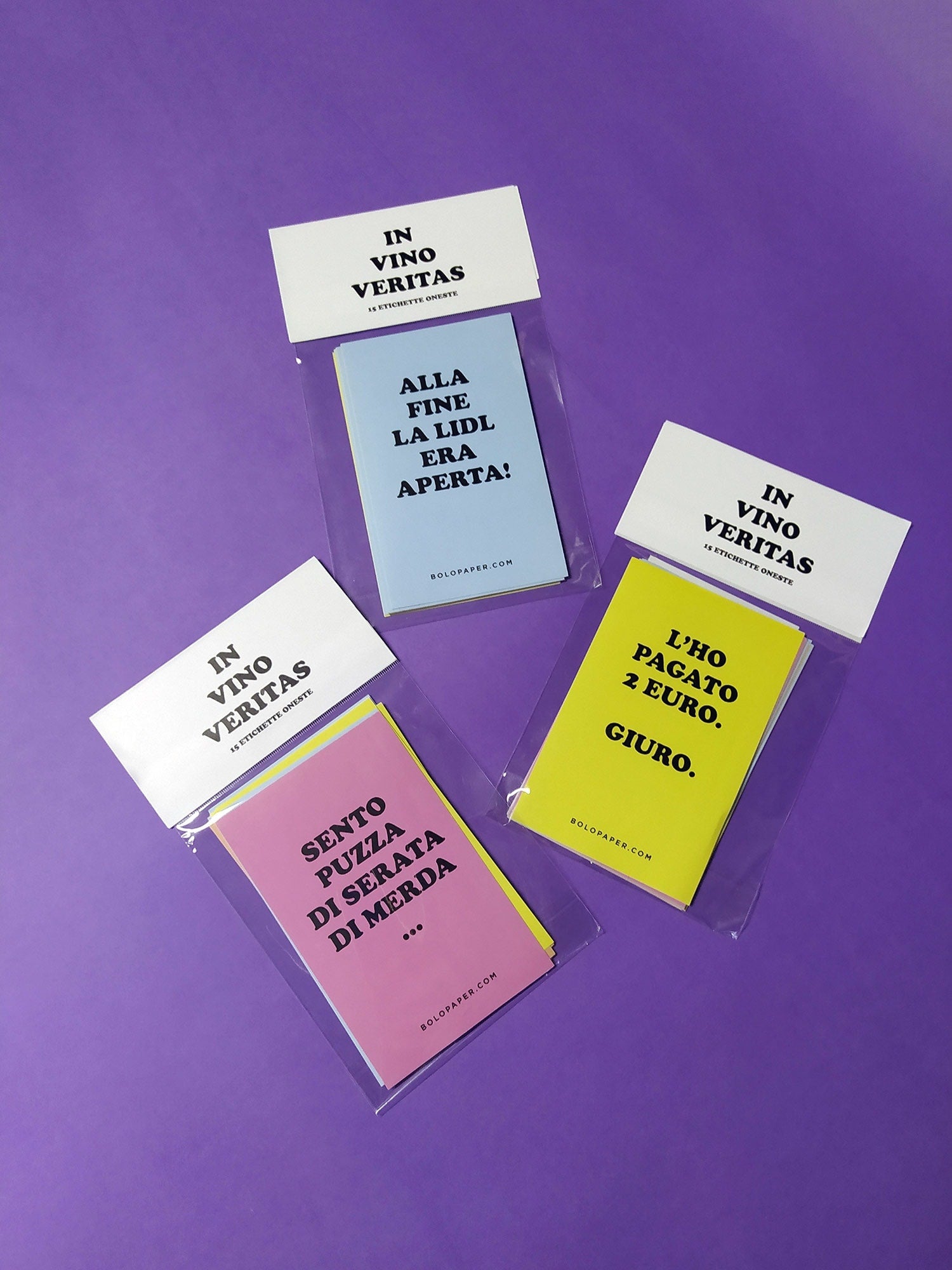 IN VINO VERITAS Wine Labels