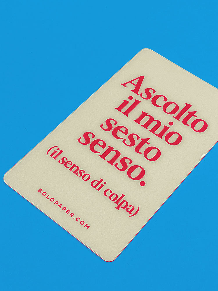 Sesto Senso fridge magnet