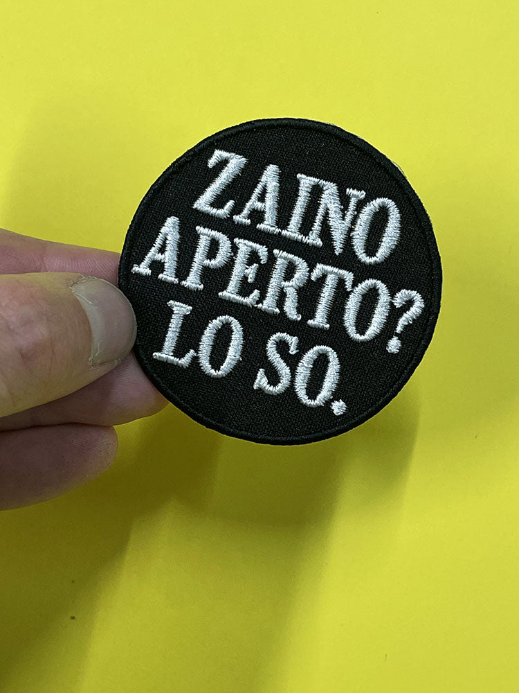 ZAINO / BORSA aperta? Lo so.