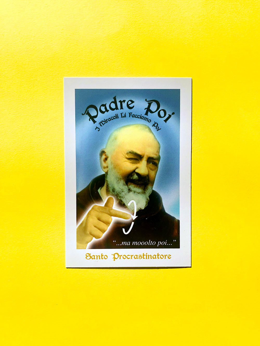 Padre Poi Postcard