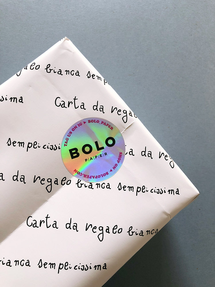 Carta da regalo bianca semplicissima