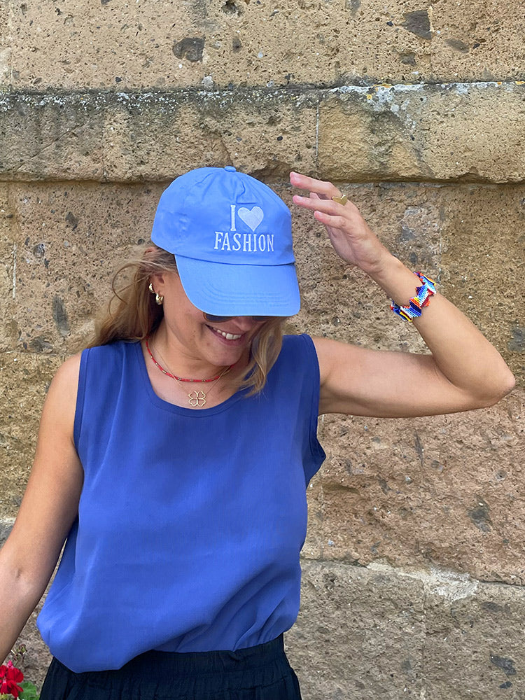 I ❤ FASHION cotton cap