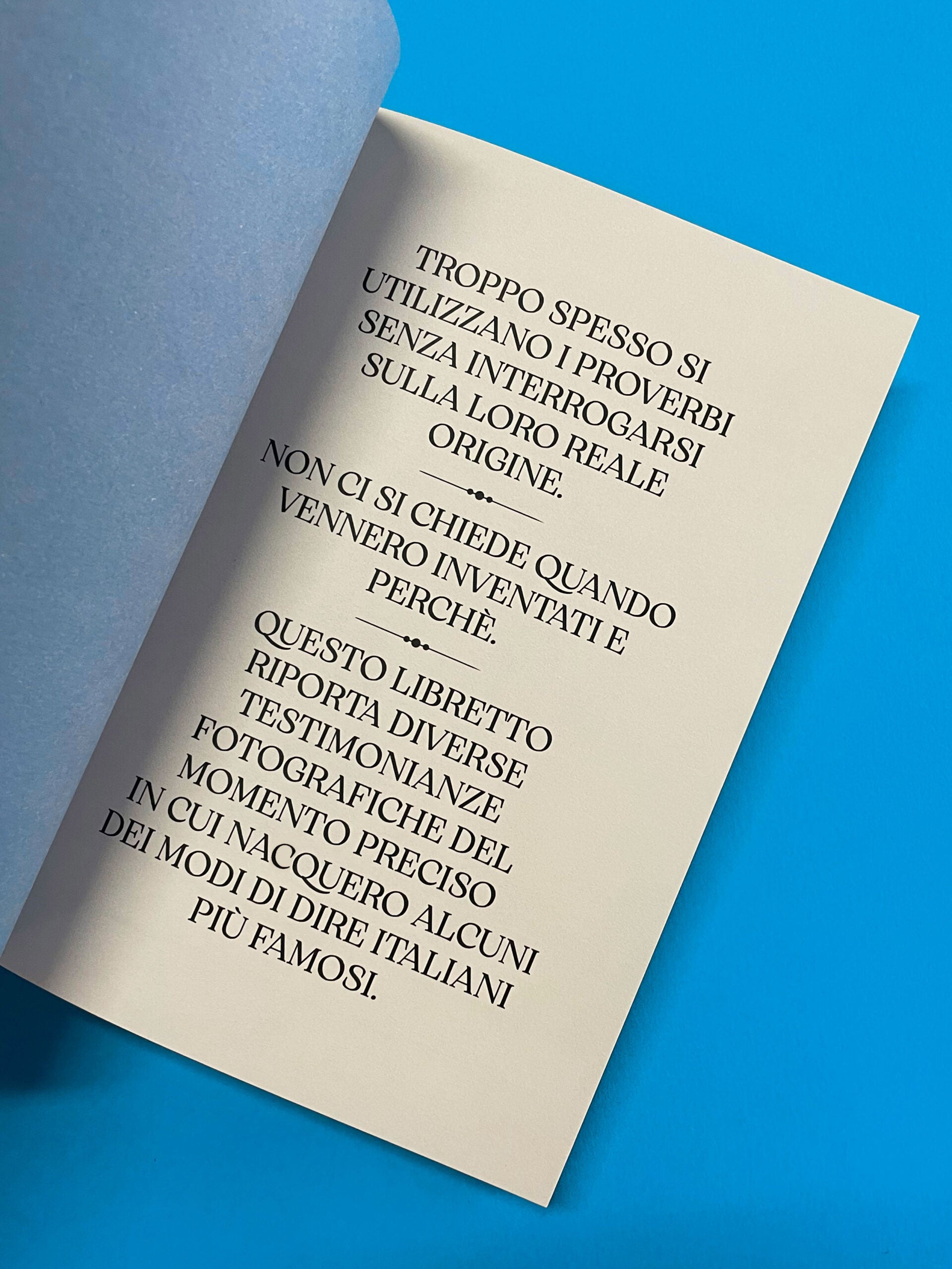 Quando nacquero i proverbi?