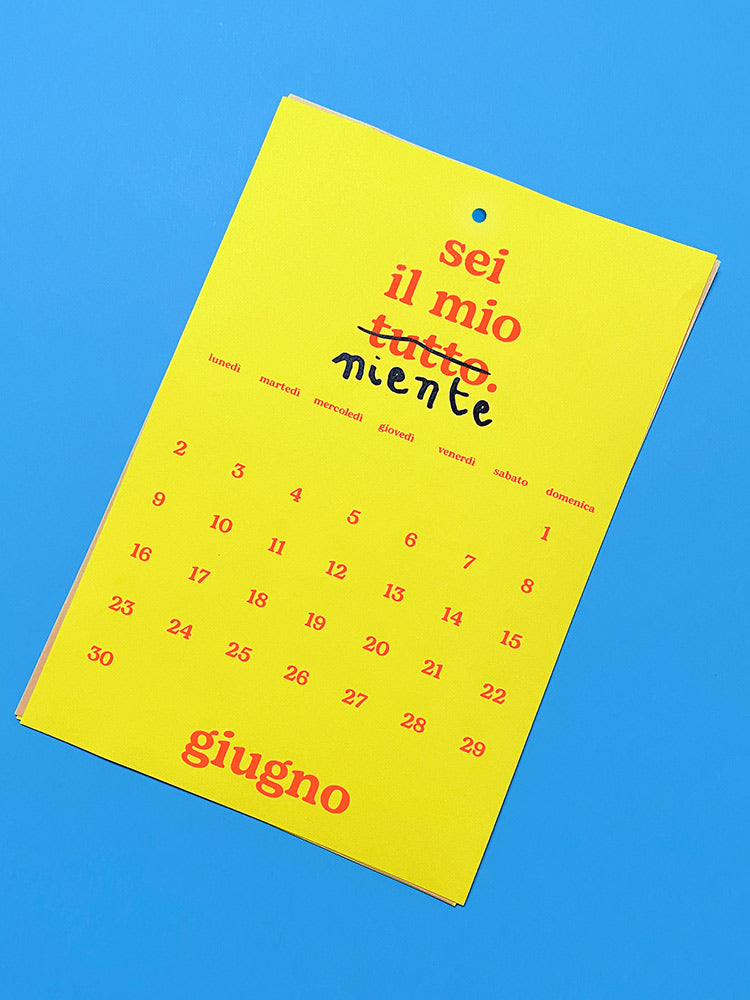 Calendario 2025 - Anno nuovo, vita peggio