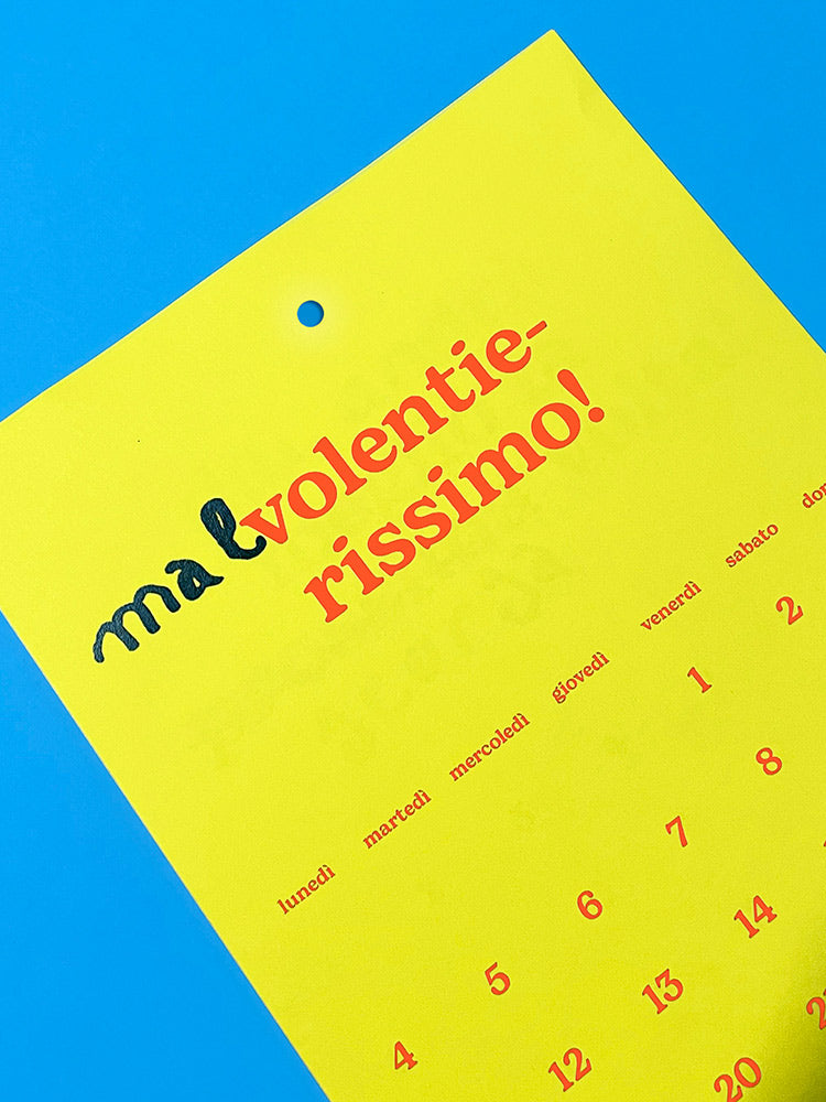 Calendario 2025 - Anno nuovo, vita peggio