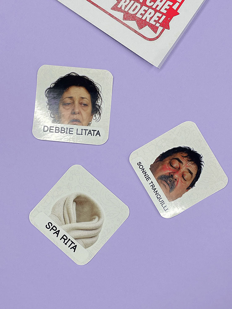 CONFEZIONE CONTENENTE ADESIVI!
