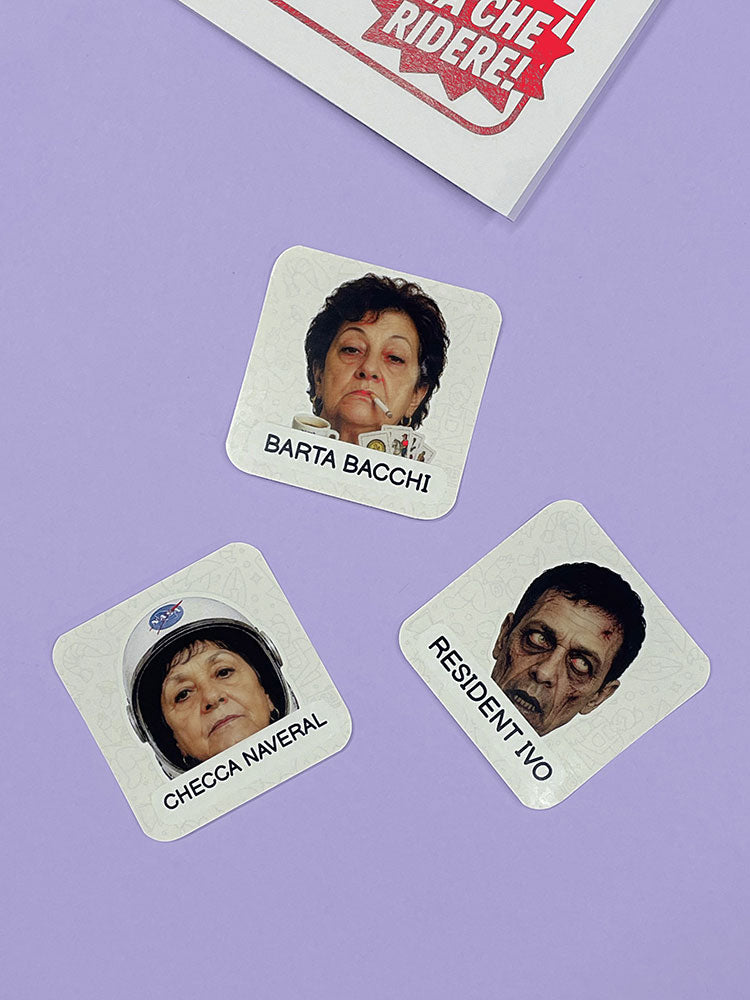 CONFEZIONE CONTENENTE ADESIVI!