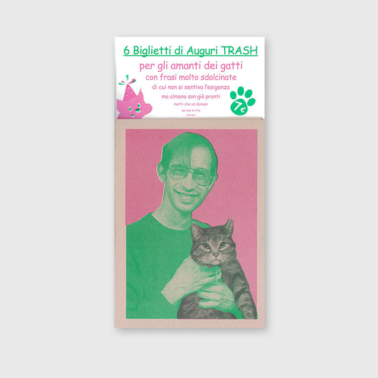 6 Biglietti di Auguri TRASH