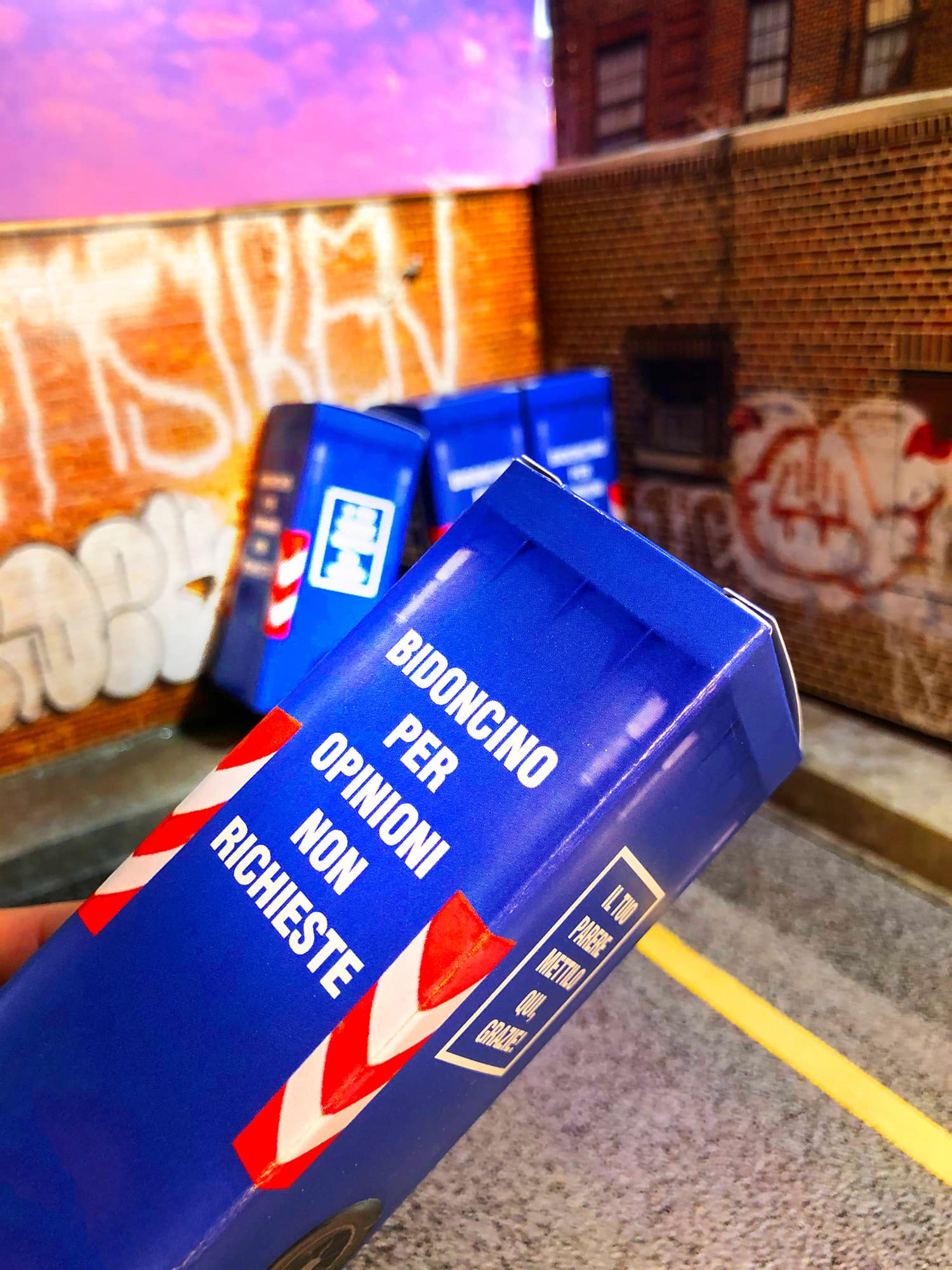 Bidoncino per opinioni non richieste