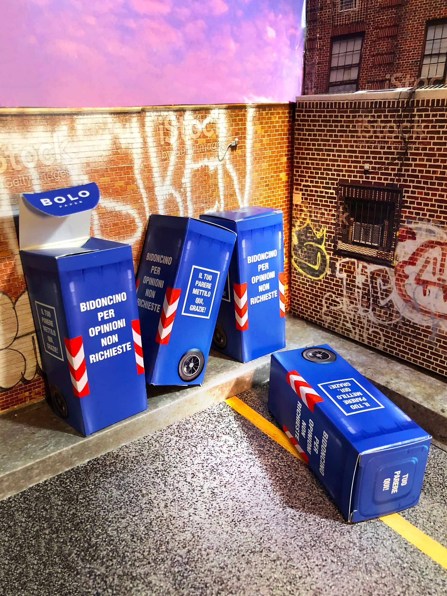Bidoncino per opinioni non richieste