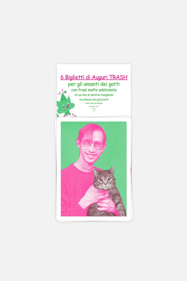 6 Biglietti di Auguri TRASH