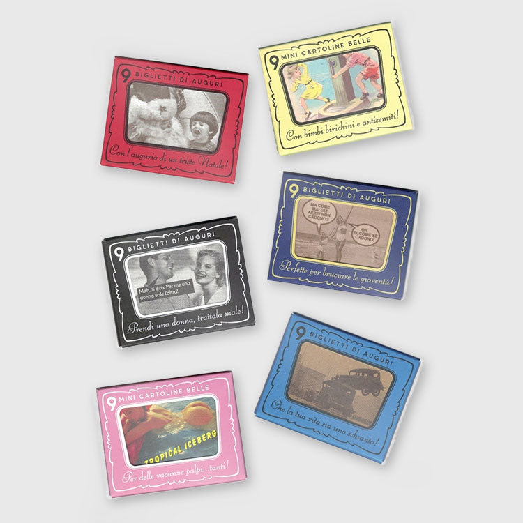9 Biglietti di Auguri