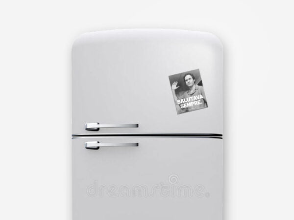 SALUTAVA SEMPRE fridge magnet + poster