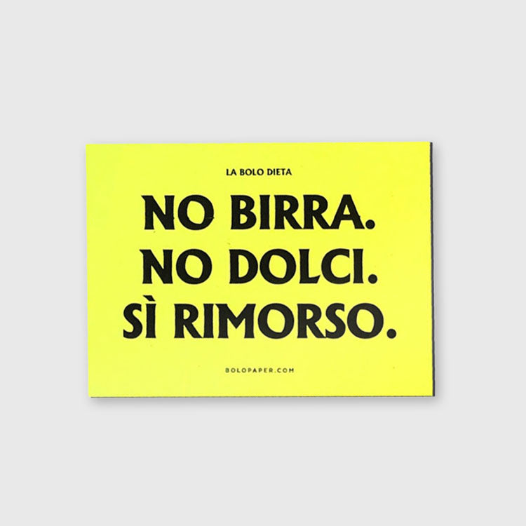 BOLO DIETA fridge magnet