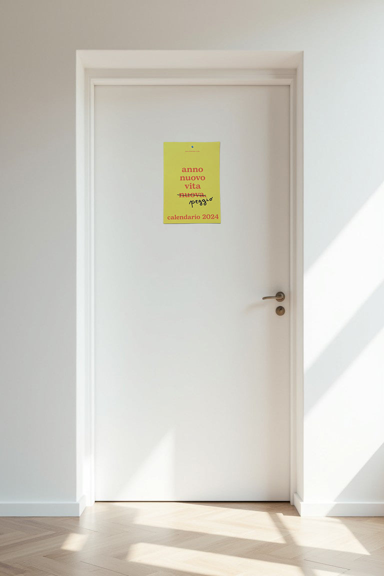 Calendario 2025 - Anno nuovo, vita peggio