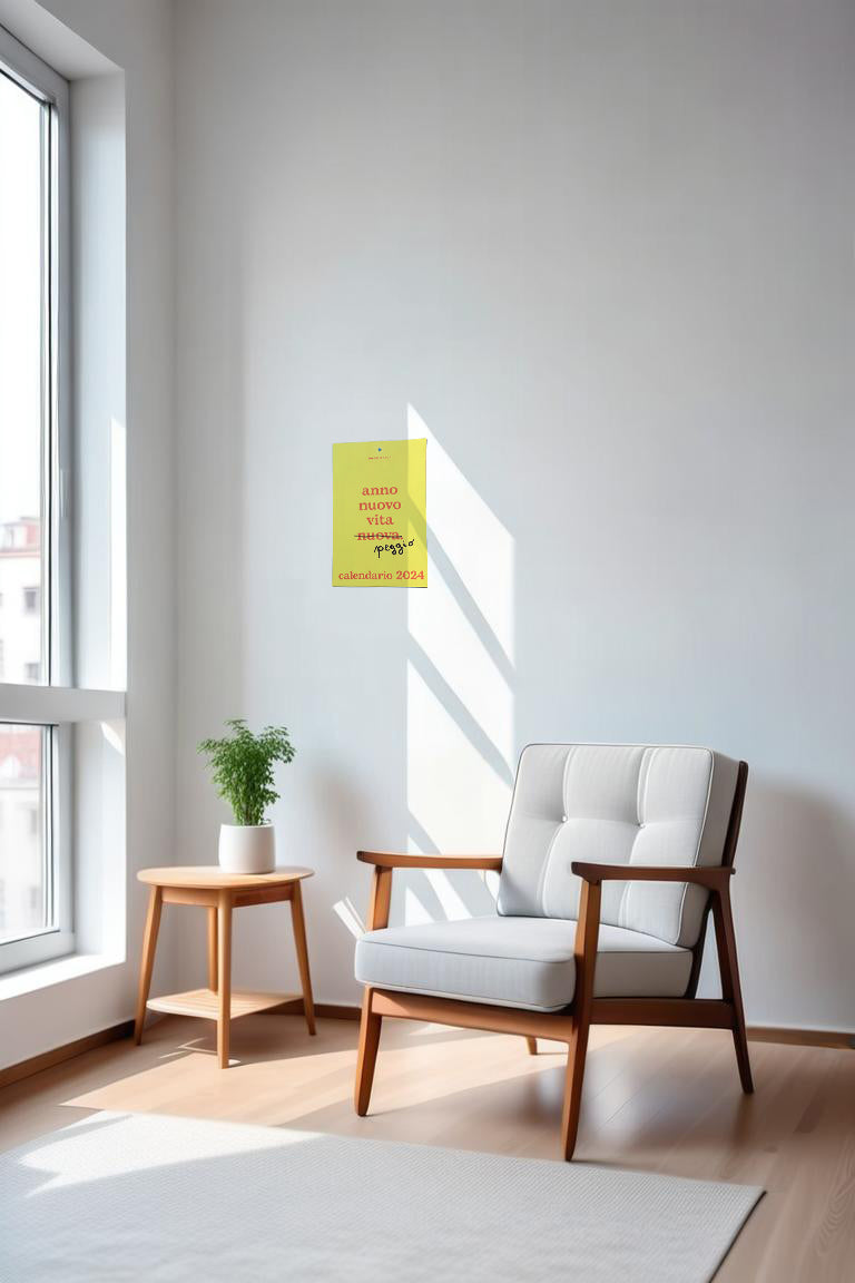 Calendario 2025 - Anno nuovo, vita peggio