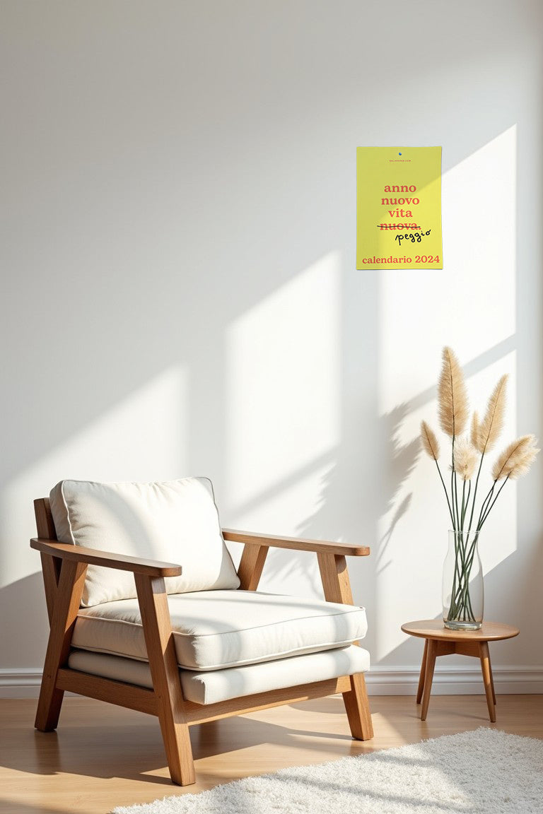 Calendario 2025 - Anno nuovo, vita peggio