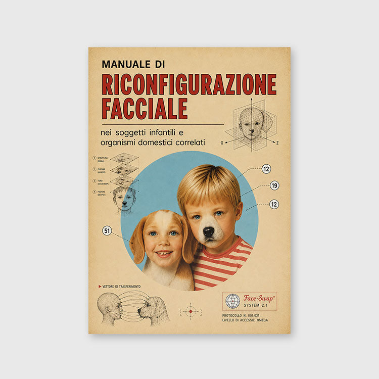Riconfigurazione facciale nei soggetti infantili e animali domestici correlati