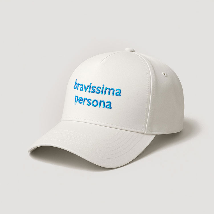 BRAVISSIMA PERSONA cotton cap
