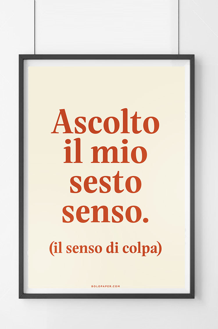 Sesto Senso - Poster